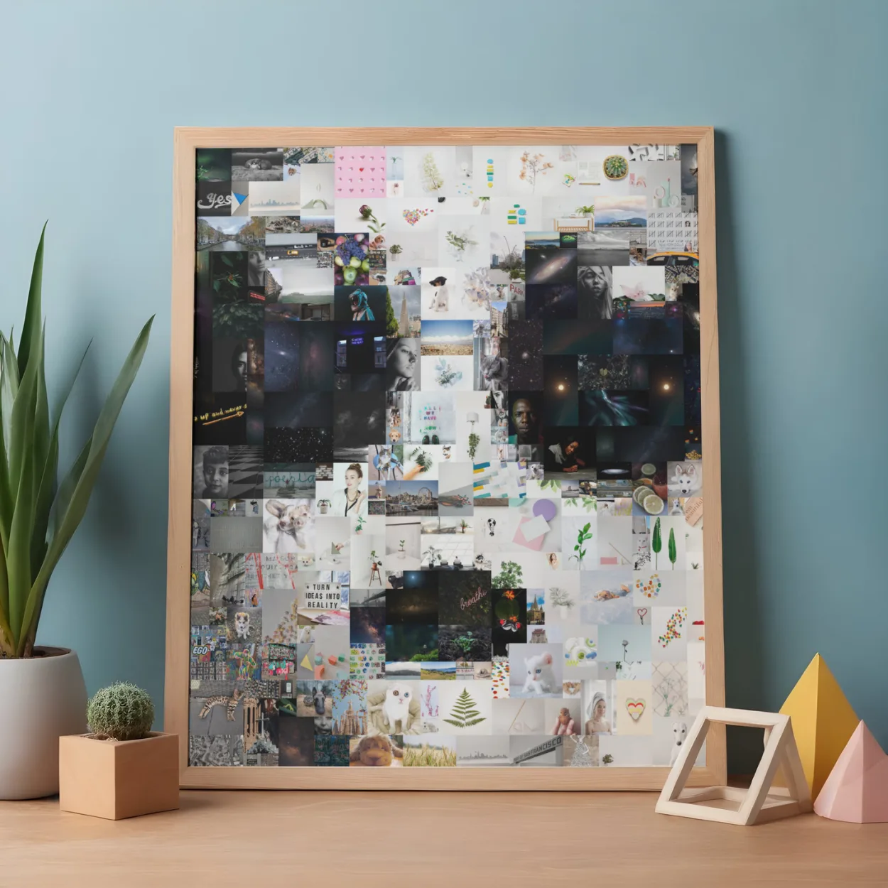 On your wall at home